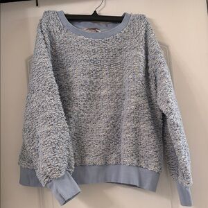 LOFT Light Blue Textured Women's Sweater